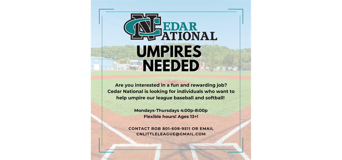 Umpires Needed